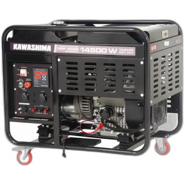 Imagem de Gerador à Diesel Dgr-15000 Monofasico 14,5Kw Kawashima