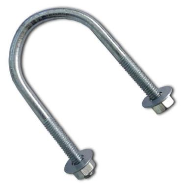 Imagem de Abraçadeira Perfilado Tipo U Vergalhão 2.1/2 X 3/8 - 250pçs - Luxtil E