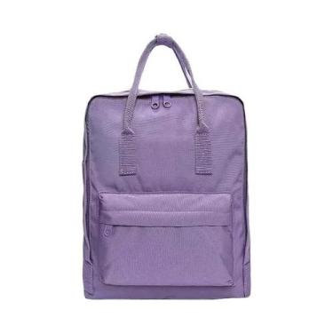 Imagem de Mochila De Lona Impermeável Para Laptop Feminina Clássica E Confiável 