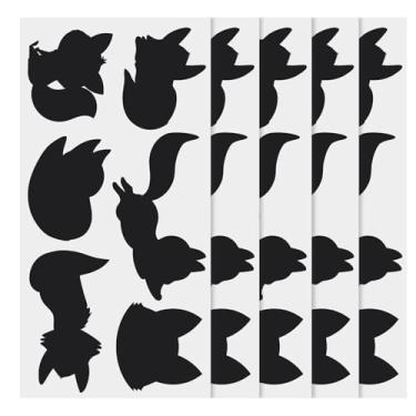 Imagem de Remendo de reparo de jaqueta de 5 folhas, fita adesiva de nylon preta autoadesiva para jaquetas, casacos, tendas, sacos de dormir (Fox)