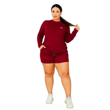 Imagem de Camiseta Manga Longa Proteção UV FPS50 Feminino Plus Size-Feminino