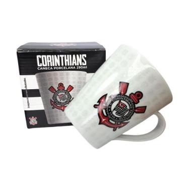 Imagem de Copo de Porcelana Corinthians - Oficial - Allmix