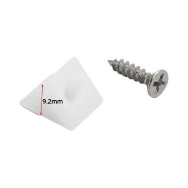 Imagem de Suportes De Plástico Para Gavetas Com Parafusos 20 40 60 80pcs Suporte