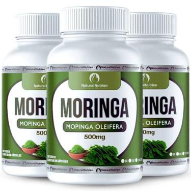 Imagem de Suplemento Vegano Moringa 300cps de 500mg Cada - Natural Nutrien