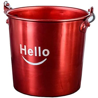 Imagem de Baldes de gelo refrigeradores, refrigerador de vinho com pinça, balde de gelo de aço inoxidável para festas, churrasco e balde de gelo de buffet