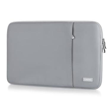 Imagem de Capa para monitor portátil de 15,6 polegadas, capa protetora Losong para a maioria dos monitores de 15,6 polegadas, bolsa de exibição de laptop portátil resistente à água com bolso para acessórios