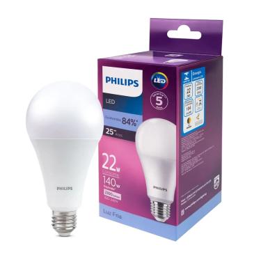 Imagem de Lâmpada Led Philips alta potência 22W  BR fria 6500K BV E27