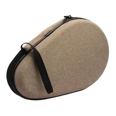 Imagem de menolana Estojo para raquete de tênis de mesa, organizador e proteção portátil para treinos em ambientes internos e externos, Tecido Oxford Marrom