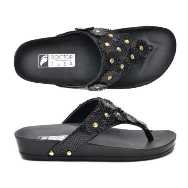 Imagem de Chinelo Sandalia Esporão Ortopédico Alívio Nas Dores - WOLF WILD, Pret