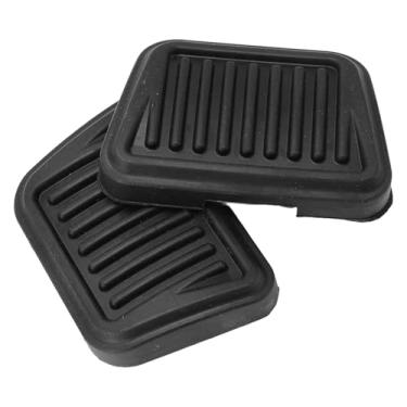 Imagem de Jiawu Pastilhas de Pedal de Embreagem de Freio Substituição de Borracha Durável para Caminhão 1994-2002, Fácil de Limpar à Prova de Desgaste para 1500 2500 3500, Transmissão Manual, OEM 52009562,