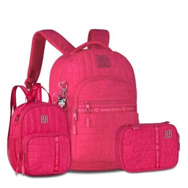 Imagem de Kit Escolar Rebecca Bonbon Mochila Lancheira e Estojo Box-Feminino