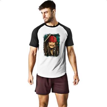 Imagem de Camiseta Raglan Jack Sparrow Madruga, EG