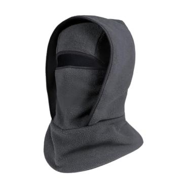 Imagem de YIJU Gorro de inverno, balaclava, máscara de esqui para escalada, patinação e esportes ao ar livre, Cinza Escuro