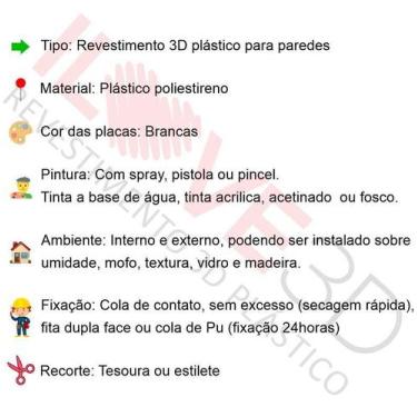 Imagem de Revestimentos Para Sala Poliestireno 3D Decorativo Choc - Ilove3d