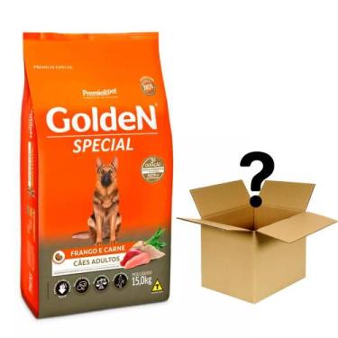 Imagem de Ração Golden Special Cães Adultos Frango E Carne 15Kg + Surpresa