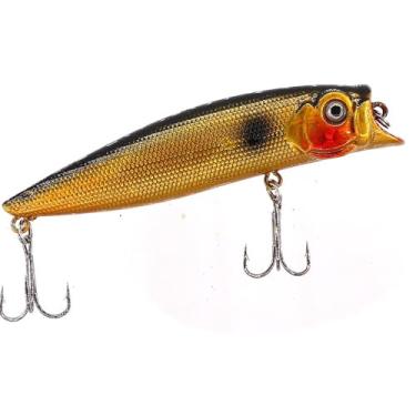 Imagem de Isca Artificial Popper Topwater 9,5cm 12g – Isca Dura com Anzol Triplo e Olhos 3D para Pesca em Água Doce e Salgada(9.5cm 12g,J)
