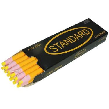 Imagem de Lápis Amarelo Mágico Para Marcar Tecido - 12 Unidades - STANDARD