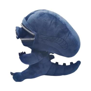 Imagem de Pelúcia Alien Xenomorph, Brinquedo Macio Com Boca Com Zíper, Decoração