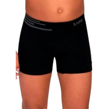 Imagem de Cueca Boxer Infantil Lupo 00132-002 Microfibra T. P/GG, G, 9980, Preto
