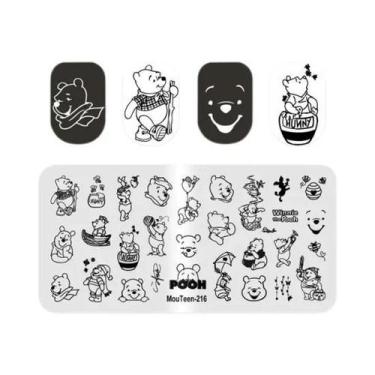 Imagem de Placas De Estampagem De Unhas Disney Natal Mickey Inverno Neve MouTeen