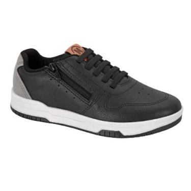 Imagem de Tenis molekinho ref 2852.102.24996 infantil, 32, Preto, Cinza