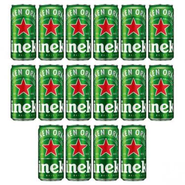 Imagem de Cerveja Heineken Lata 269ml Pack com 16 unidades
