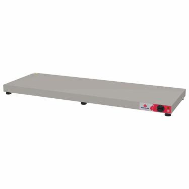 Imagem de Mesa Aquecida PRMAQ-13 em Aço Inox 130cm 110V 1000W com Termostato Cinza para Alimentos Progás