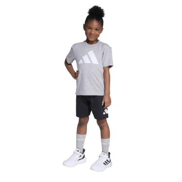 Imagem de Conjunto Adidas Big Logo Infantil - Cinza 4-5-Unissex