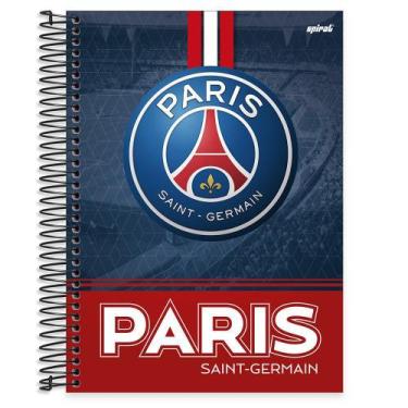 Imagem de Caderno Universitário PSG Capa dura 10 Matérias  - Spiral
