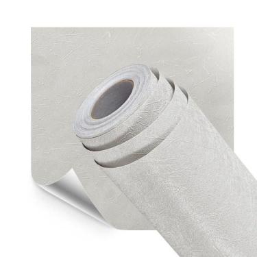 Imagem de Kit 3 Papel de Parede Modelo Adesivo Rabiscado Cinza Claro 15M - Open 