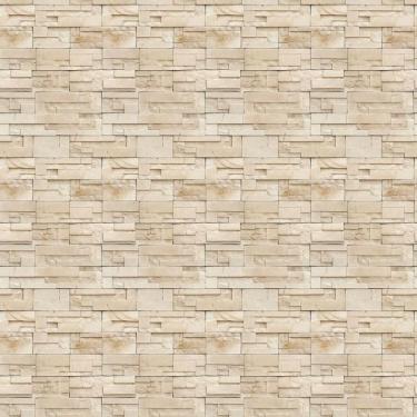 Imagem de Papel De Parede Pedra Tijolos Filete Retalhos Adesivo Sala