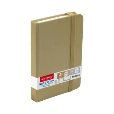 Imagem de Mini Bloco De Notas Dourado E Prateado MOTARRO A7 Para Estudantes, Mat