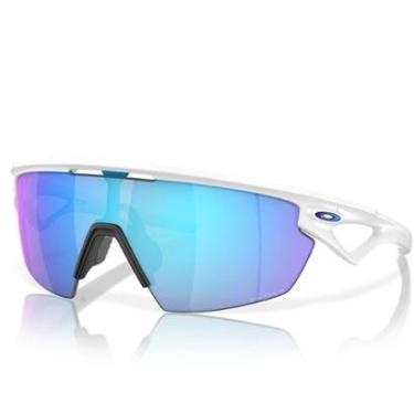 Imagem de Óculos de Sol Oakley Sphaera Matte White Sapphire Polarized-Masculino