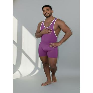 Imagem de Body Masculino Carnaval Proteção UV Cor:VioletaTamanho:PGênero:Masculi