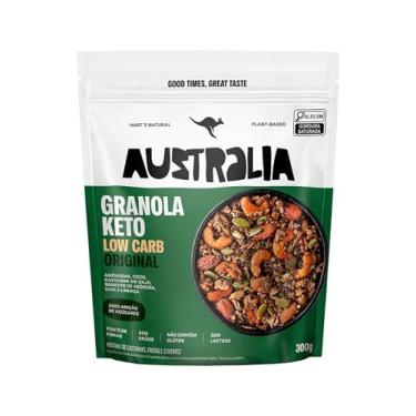 Imagem de Hart's Natural Granola Australia Keto Low Carb | Granola Sem Açucar, Sem Lactose, Sem Glúten, Vegano | 100% Natural | Alto em Fibras | Snack Saudável | 300g