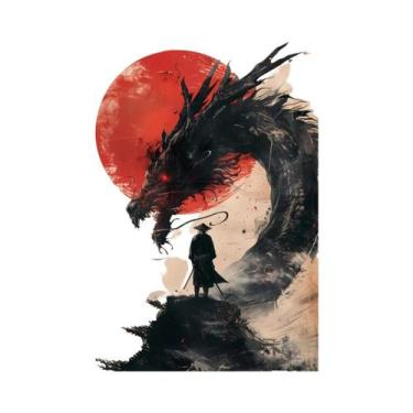 Imagem de Pôster De Arte Paisagística Japonesa Samurai Geisha Bonsai Torii Gate 