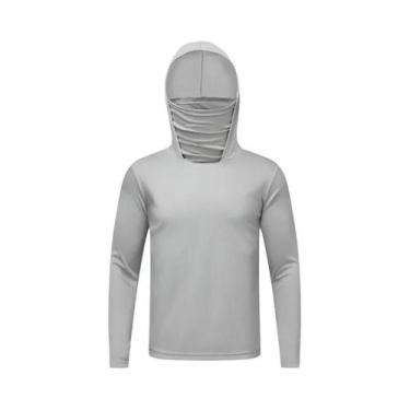 Imagem de Conjunto De Proteção Solar Para Pesca Masculino plus Size De Verão Com