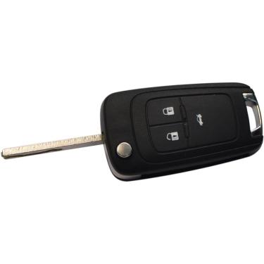 Imagem de Chave Canivete Oca 3 Botões Sonic Hatch/sedan Após 2012