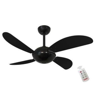Imagem de Ventilador Volare Fly Off Preto 110V E Controle Remoto