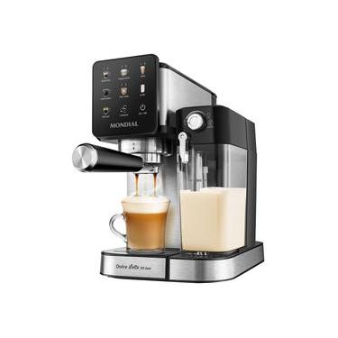 Imagem de Cafeteira Espresso Automática Dolce Latte 20 bar Mondial Preto/Inox - CCL-01