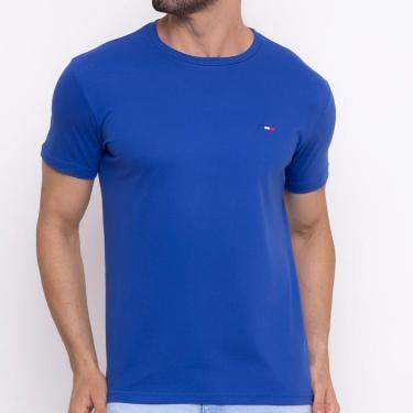 Imagem de Camiseta Masculina Básica Vih Triny com Bordado Algodão Premium França-Masculino