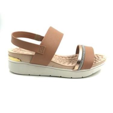 Imagem de Sandália Modare Anabela Calce Fácil Bege 7151128-Feminino