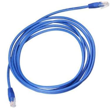 Imagem de Cabo De Rede Ethernet Lan Rj45 Cat5e Azul 3 Mts - DIVERSOS