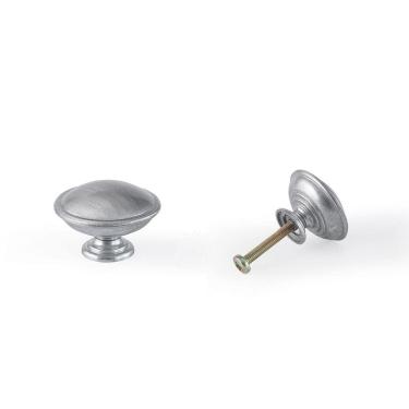 Imagem de Puxador Redondo Em Latão Metal Para Móveis,Porta,Gaveta 10Un