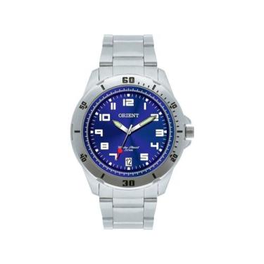 Imagem de Relógio Orient Analógico Masculino Prateado MBSS1155A D2SX, Prata
