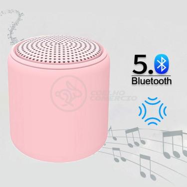Imagem de Mini Caixa De Som Wireless Speaker Potente Bluetooth Rosa