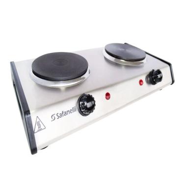Imagem de Fogão Elétrico Portátil Nacional 2 Bocas Safanelli