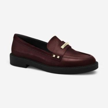 Imagem de Sapato Loafer Ramarim Feminino Vinho-Feminino