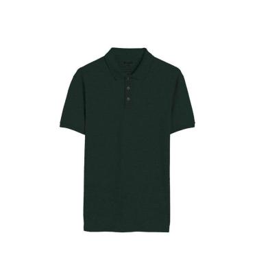 Imagem de Polo Ellus Piquet e Asa Melange Classic Masculina Verde-Masculino