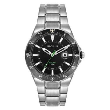 Imagem de Relógio Seculus Long Life 77347G0SVNA2 45mm Aço Inox-Masculino